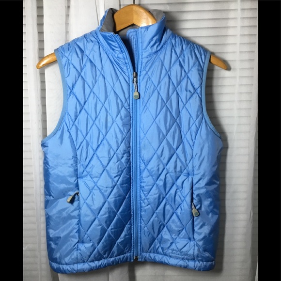 Women’s L.L Bean Light Blue Quilted Vest Size S - Picture 1 of 6